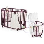 Sleepi - Кровать детская + преобразователь + держатель для навеса, фиолетовая, Stokke 103807